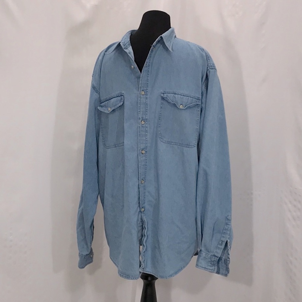 Men’s Long Sleeve Denim Shirt